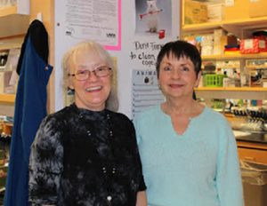 Laura Mayo-Bond and Holly Evanoff