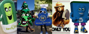 Various Sustainability Mascots