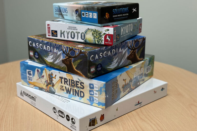 Stack of games