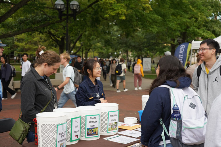 Earthfest table