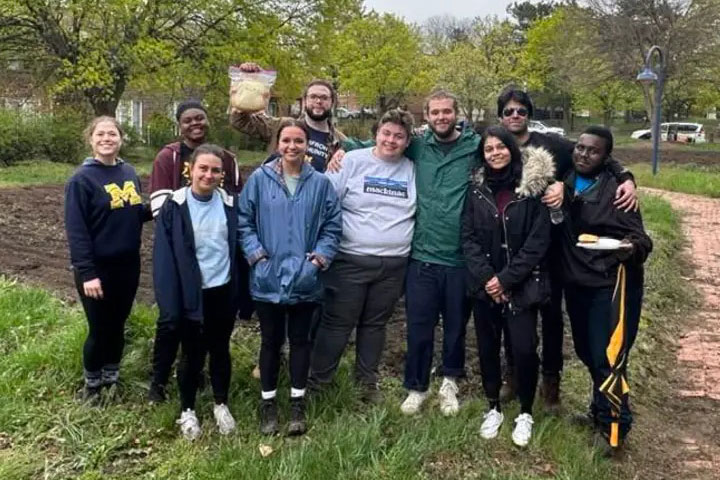 Sustainability event group photo