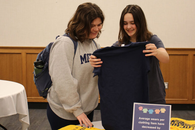 Sustainability information about clothing