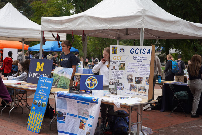 Student organizations on the diag